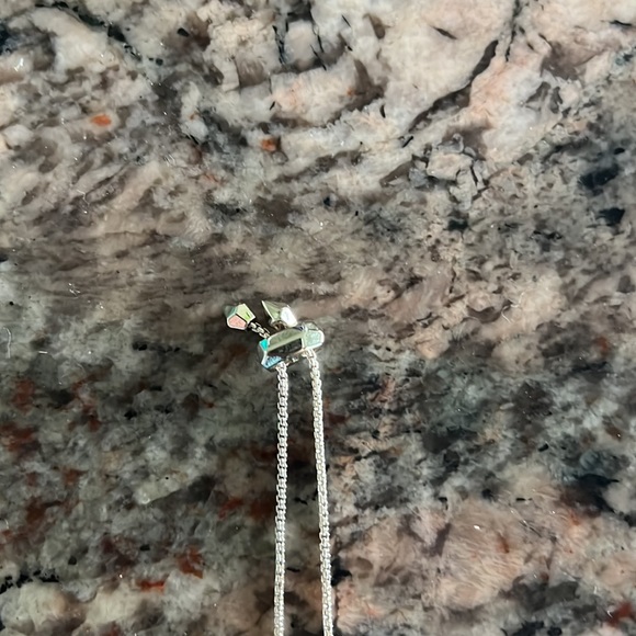 Kendra Scott Delaney Gold with Aqua Pendant Necklace - Picture 3 of 4